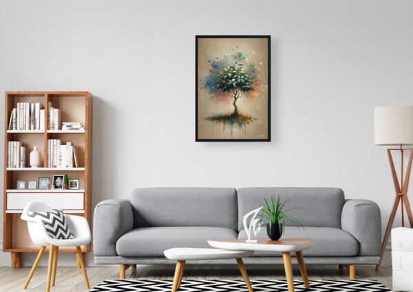 oil whimsical home plants ficus audreyficus benghalensis office