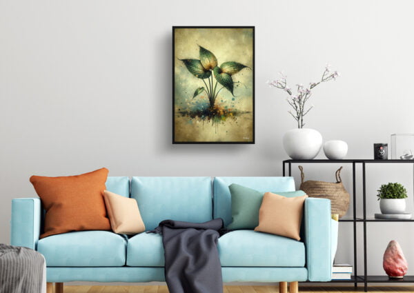 oil whimsical home plants homalomena army living room