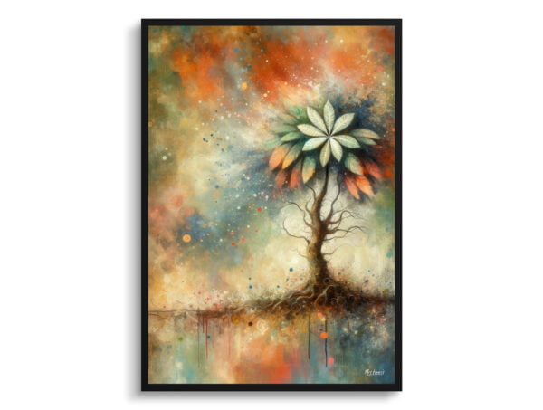 oil whimsical home plants money treeguiana chestnut front view