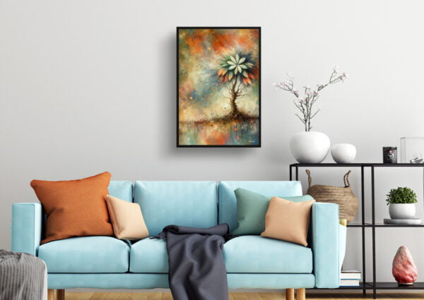 oil whimsical home plants money treeguiana chestnut living room