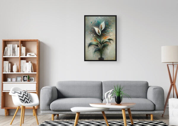 oil whimsical home plants peace lilyspathiphyllum wallisii office