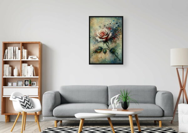 oil whimsical flowers roserosa office 1