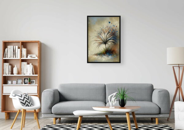 oil whimsical flowers stipa ichujarava ischu office 1