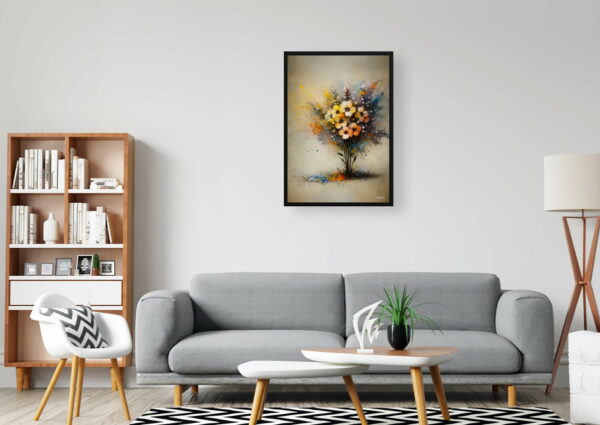 oil whimsical flowers wallflowerserysimum office 1