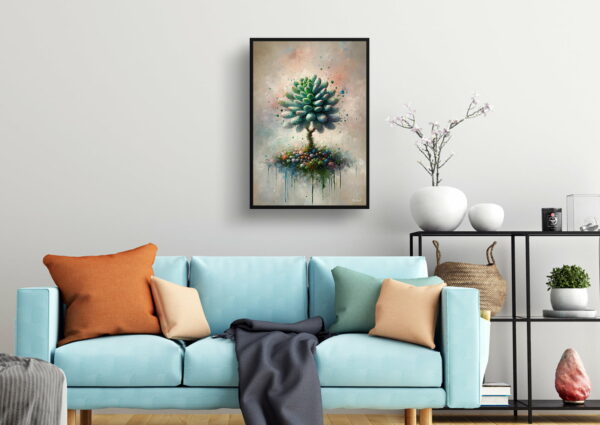 oil whimsical home plants jade plantcrassula ovata living room 1