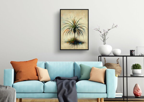 oil whimsical home plants spider plantchlorophytum comosum living room 1