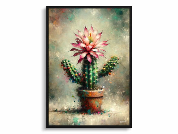 oil whimsical home plants thanksgiving cactusschlumbergera truncata front view 1