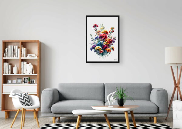 watercolour realist flowers wallflowerserysimum office 1